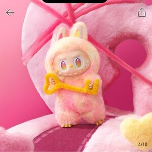 ✨ Labubu Big Into Energy – “Loyalty” (Pink/Yellow) ✨